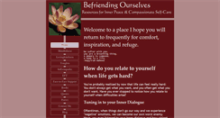 Desktop Screenshot of befriendingourselves.com